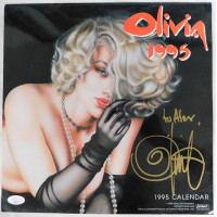 Olivia De Berardinis Artist Signed 1995 Wall Calendar JSA Authenticated