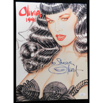 Olivia De Berardinis Artist Signed 1991 Wall Calendar JSA Authenticated
