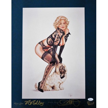 Olivia De Berardinis Signed Stolen Sweets 16x20 Lithograph Art Poster JSA Authenticated