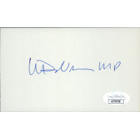 William DeVries First Artificial Heart Signed 3x5 Index Card JSA Authenticated William DeVries First Artificial Heart Signed 3x5 Index Card JSA Authenticated