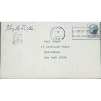 Phyliss Diller Actress Signed Mailing Envelope JSA Authenticated Phyliss Diller Actress Signed Mailing Envelope JSA Authenticated