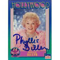 Phyllis Diller Comedian Signed 1991 Starline Hollywood HOF Card JSA Authentic Phyllis Diller Comedian Signed 1991 Starline Hollywood HOF Card JSA Authentic