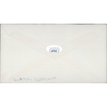 Anatoly Dobrynin Soviet Union Ambassador Signed Envelope JSA Authenticated