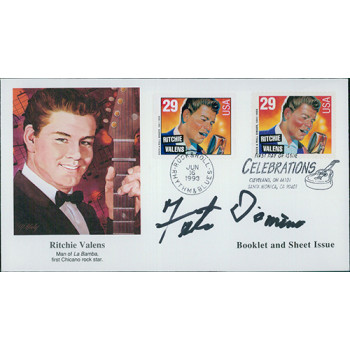 Fats Domino Piano Musician Signed First Day Issue Cover FDC JSA Authenticated