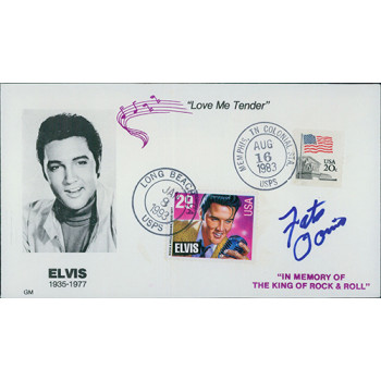 Fats Domino Piano Musician Signed First Day Issue Cover FDC JSA Authenticated