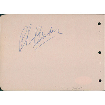 Douglas Fairbanks Jr. and Phil Baker Signed 4.25x6 Album Page JSA Authenticated Douglas Fairbanks Jr. and Phil Baker Signed 4.25x6 Album Page JSA Authenticated