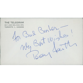 Percy Faith Composer Bandleader Signed Mailing Envelope JSA Authenticated