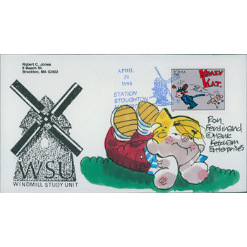 Ron Ferdinand Cartoonist Signed First Day Issue Cover FDC JSA Authenticated Ron Ferdinand Cartoonist Signed First Day Issue Cover FDC JSA Authenticated