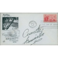 Annette Funicello Mouseketeer Signed First Day Cover Envelope JSA Authenticated Annette Funicello Mouseketeer Signed First Day Cover Envelope JSA Authenticated