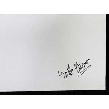 Mitzi Gaynor Signed 12x16 Blank Mounted Canvas JSA Authenticated