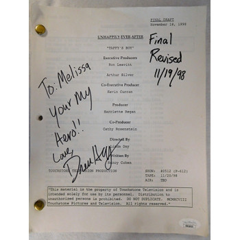 Drew Hayes Signed Unhappily Ever After Script Copy JSA Authenticated