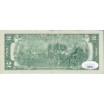 Henry Hill Goodfellas Mobster Signed Two Dollar Bill JSA Authenticated