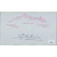 Sir Edmund Hillary 1st To Summit Everest Signed Himalayan Trust JSA Authentic