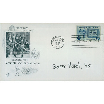 Bunny Hoest Lockhorns Cartoonist Signed First Day Issue Cover FDC JSA Authentic Bunny Hoest Lockhorns Cartoonist Signed First Day Issue Cover FDC JSA Authentic