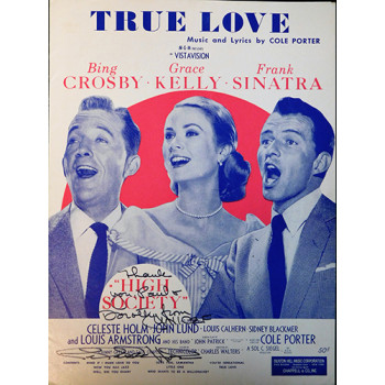 Celeste Holm Signed True Love Sheet Music JSA Authenticated
