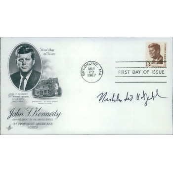 Nicholas Katzenbach Attorney General Signed First Day Issue Cachet JSA Authentic