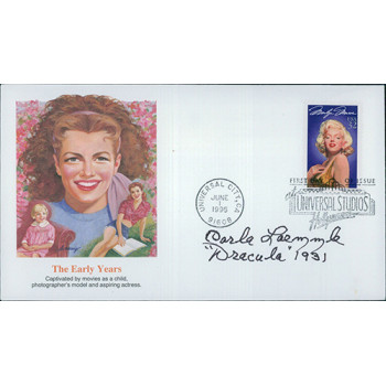 Carla Laemmle Actress Signed First Day Issue Cover FDC JSA Authenticated Carla Laemmle Actress Signed First Day Issue Cover FDC JSA Authenticated