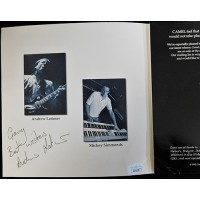 Andrew Latimer Camel Signed Dust and Dreams Tour Program JSA Authenticated