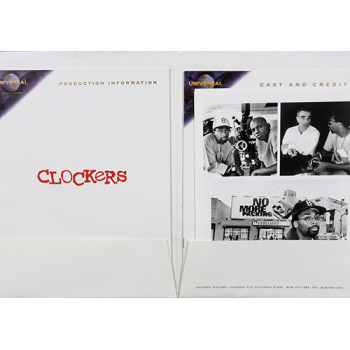 Spike Lee Clockers Director Signed Press Kit Folder JSA Authenticated