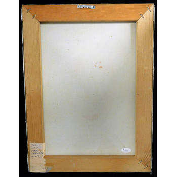 Janet Leigh Signed 12x16 One Of A Kind Hand Painted Canvas JSA Authenticated