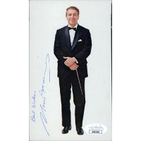 Mantovani Composer Conductor Signed 3.5x6 Cut Cardstock Photo JSA Authenticated