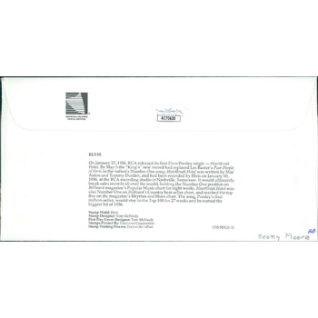 Scotty Moore Musician Signed First Day Elvis Issue Cover FDC JSA Authenticated
