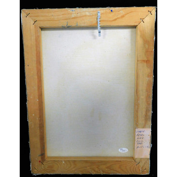 Ginger Rogers Signed 12x16 One Of A Kind Hand Painted Canvas JSA Authenticated