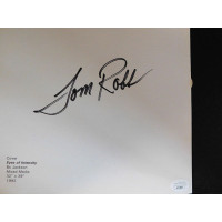 Tom Robb Signed The Sports Legends Mixed Media Booklet JSA Authenticated