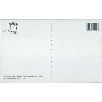 Siegfried and Roy Magicians Signed 5x8 Postcard Photo JSA Authenticated