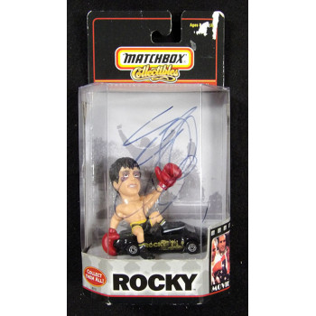 Sylvester Stallone Signed Rocky Matchbox Collectibles Car JSA Authenticated DMG