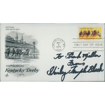 Shirley Temple Black Actress Signed First Day Issue Cover FDC JSA Authenticated Shirley Temple Black Actress Signed First Day Issue Cover FDC JSA Authenticated