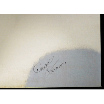 Lily Tomlin and Donald O'Connor Signed 12x16 Mounted Canvas JSA Authenticated