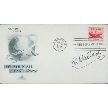 Eli Wallach Actor Signed First Day Issue Cover FDC JSA Authenticated