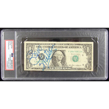 Gene Watson Country Singer Signed One Dollar Bill Currency PSA Authenticated