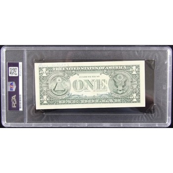 Andy Williams Singer Signed One Dollar Bill Currency PSA Authenticated