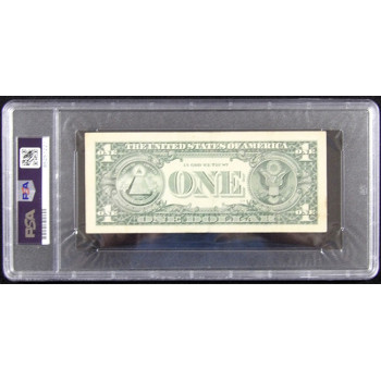 Mary Ellen Withrow Treasurer Signed One Dollar Bill Currency PSA Authenticated