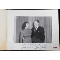 Sam Yorty Mayor Politician Signed Cocoanut Grove Photo Folder PSA Authenticated