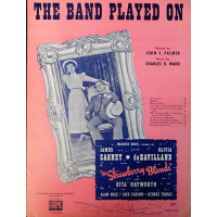 Olivia deHavilland Signed The Band Played On Sheet Music JSA Authenticated