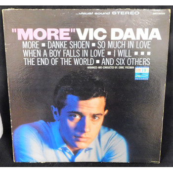 Vic Dana More Signed LP Album JSA Authenticated
