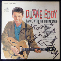 Duane Eddy Guitarist Signed Dance With The Guitar Man LP Album JSA Authenticated