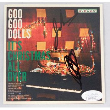 Goo Goo Dolls Signed It's Christmas All Over CD Booklet JSA Authenticated