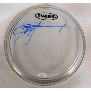 John Hammond Musician Signed Evans 10 inch Drumhead JSA Authenticated