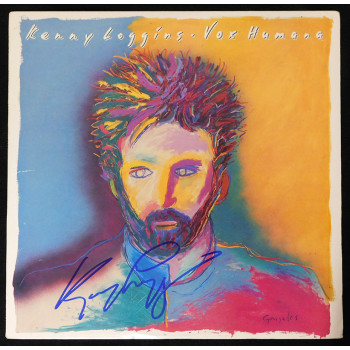 Kenny Loggins Musician Singer Signed Vox Humana LP Album JSA Authenticated
