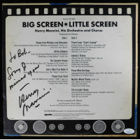 Henry Mancini Signed Big Screen Little Screen LP Album JSA Authenticated