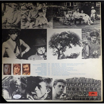 John Mayall Signed Memories LP Album Cover JSA Authenticated