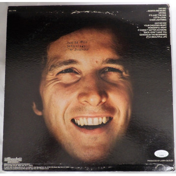 Don McLean Signed Chain Lightning LP Album Cover JSA Authenticated