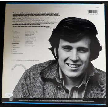 Don McLean Signed Tapestry LP Album Cover JSA Authenticated