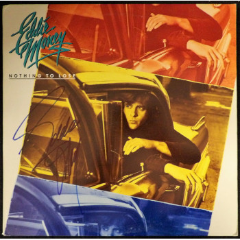 Eddie Money Signed Nothing To Lose LP Album Cover JSA Authenticated