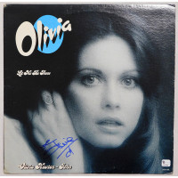 Olivia Newton-John Signed Let Me Be There LP Album Cover JSA Authenticated