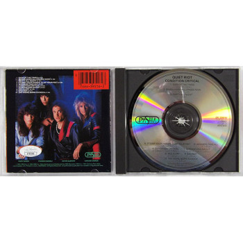 Quiet Riot Signed Condition Critical CD Booklet JSA Authenticated Dubrow Sarzo
